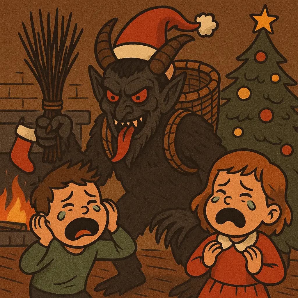 Tuhma lapsi on saanut lahjaksi tyhmän lahjan. Hän itkee.